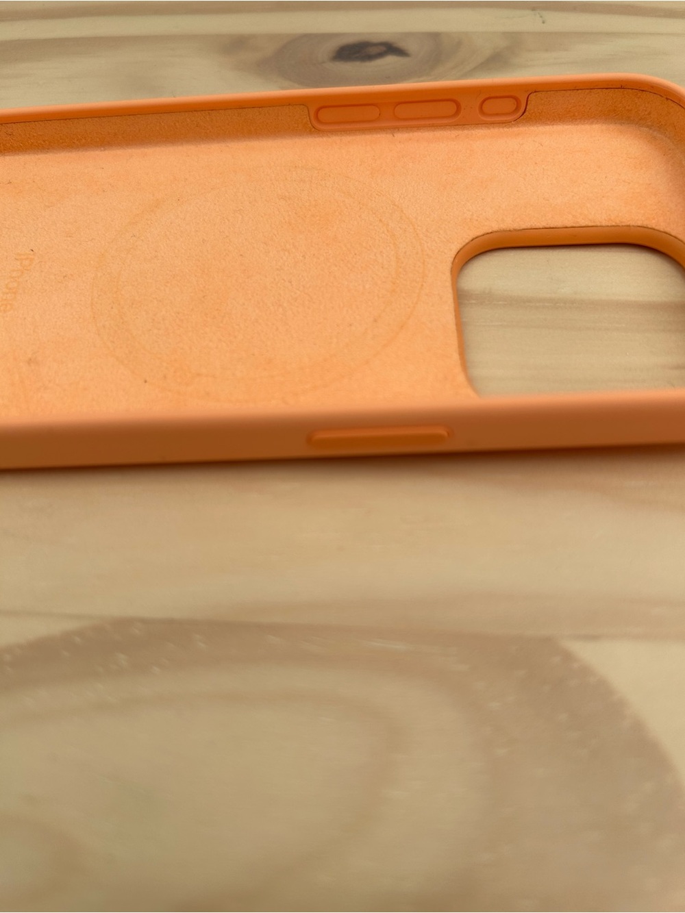 Apple Silicone MagSafe Case for iPhone 15 Pro Orange Sorbet - Picture 4 of 8